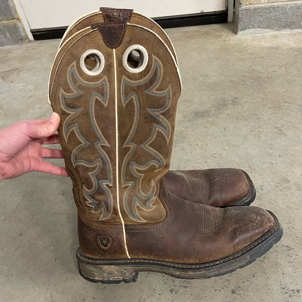 Ariat WorkHog Tall Work Boot Men’s Square Toe Size 11